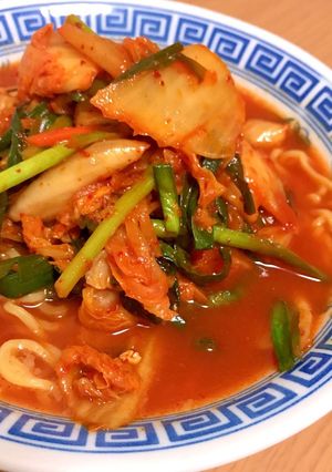 ピリ辛!豚キムチラーメン-レシピのメイン写真