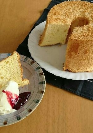 卵黄が余らない！バニラシフォンケーキ-レシピのメイン写真