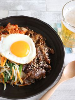レンジ活用 ビビンバ-レシピのメイン写真