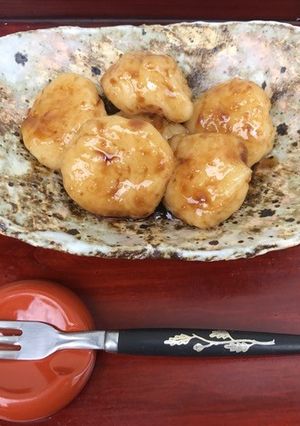 ゆで団子の黒砂糖かけ(高知県越知町)-レシピのメイン写真
