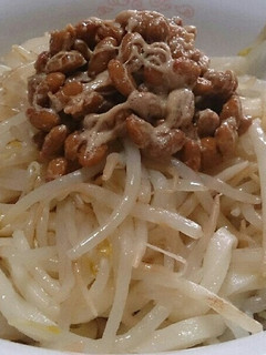 ポン酢で納豆もやしうどん-レシピのメイン写真