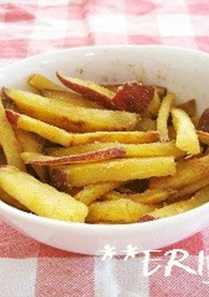 さつまいものきな粉シナモンがけ～♪♪-レシピのメイン写真