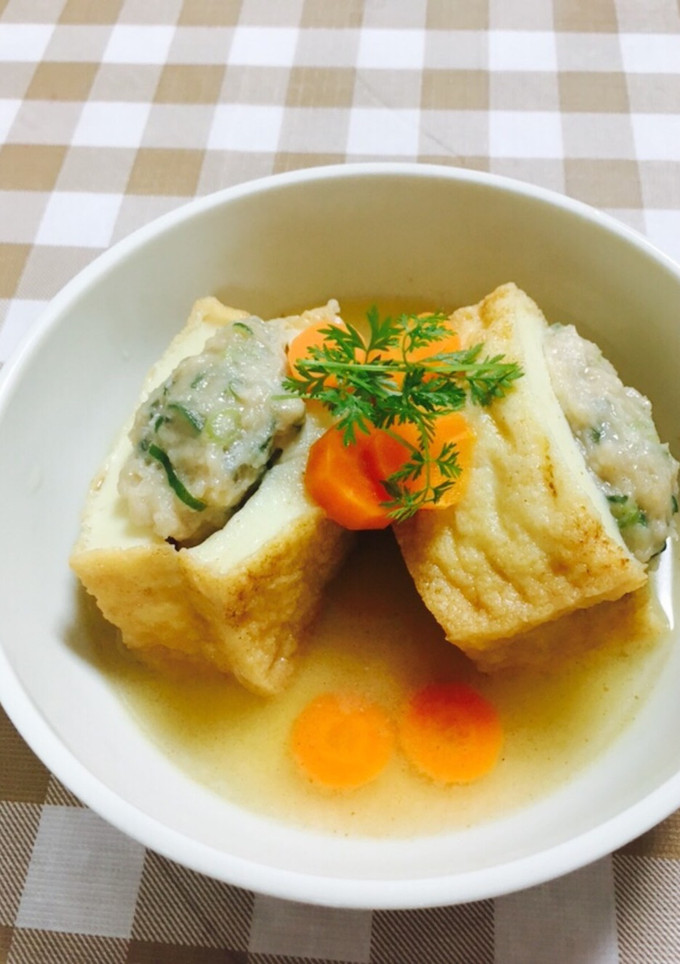 冷やしても良し！絹厚揚げの挟み煮-レシピのメイン写真