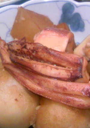 やわらかイカの煮物-レシピのメイン写真