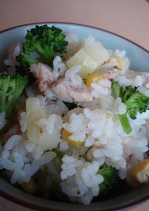 北海道ごはん☆具だくさんの炊き込みご飯-レシピのメイン写真