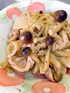 簡単な豚肉とキノコのしぐれ煮-レシピのメイン写真