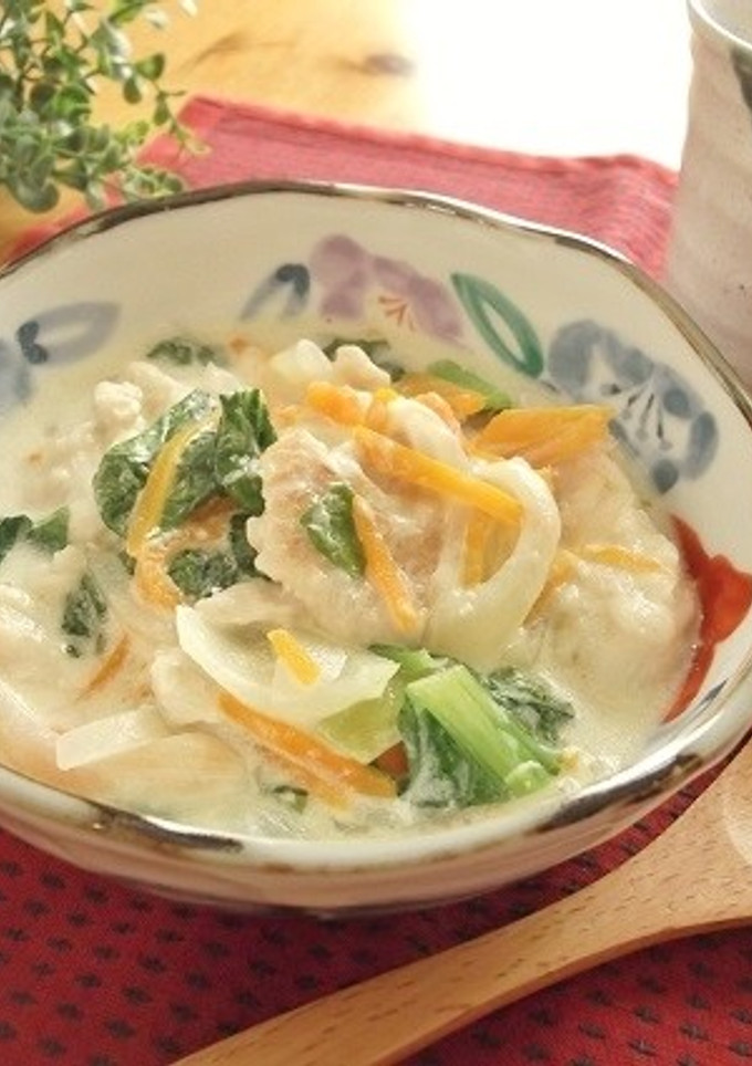 鶏むねと野菜のクリーム煮　柚子胡椒風味-レシピのメイン写真