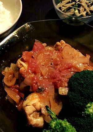 チキンのトマト&玉ねぎ煮-レシピのメイン写真