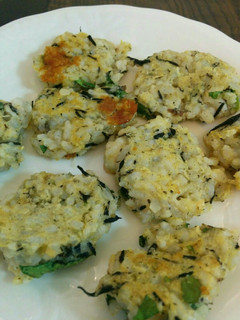 鉄分補給♪ ひじきと野菜のお焼き-レシピのメイン写真