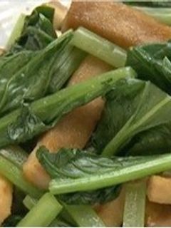 小松菜と高野豆腐の炒めもの-レシピのメイン写真
