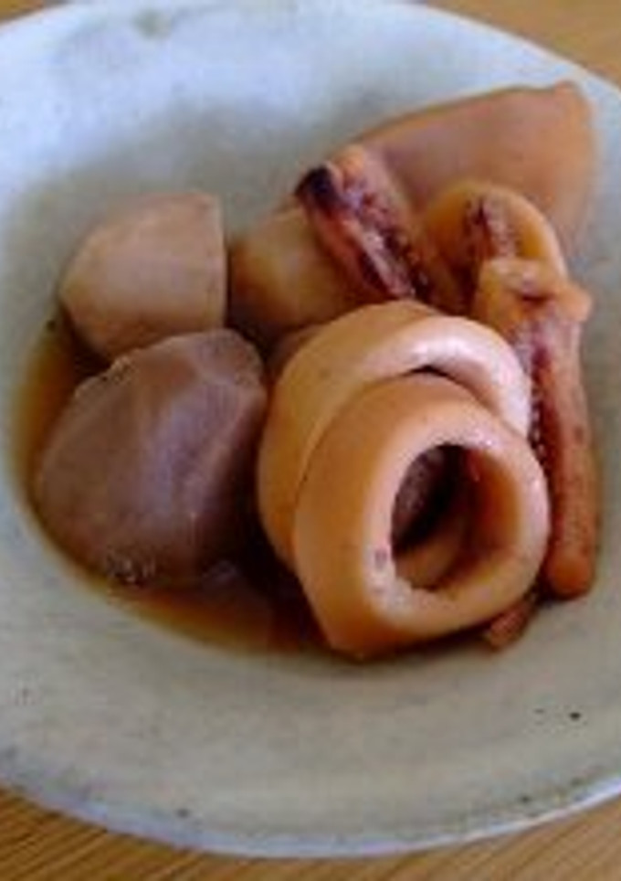 イカとサトイモの煮物-レシピのメイン写真