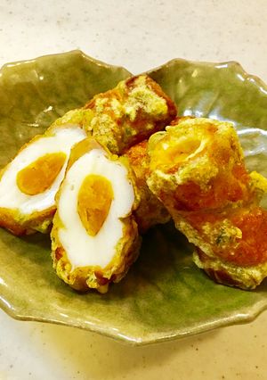 かぼちゃ入り磯辺揚げ-レシピのメイン写真
