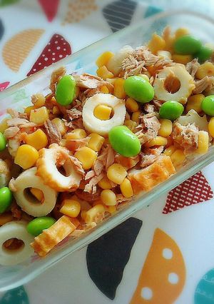 ◎ちくわとツナコーン混ぜるだけ～-レシピのメイン写真