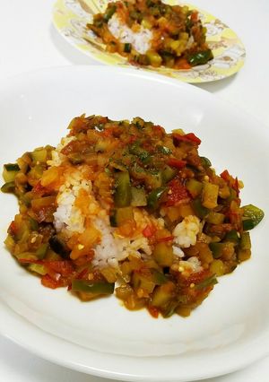 夏バテ予防★サッパリ夏野菜のカレーごはん-レシピのメイン写真