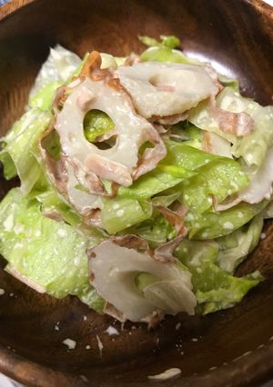 レタスの簡単サラダ-レシピのメイン写真