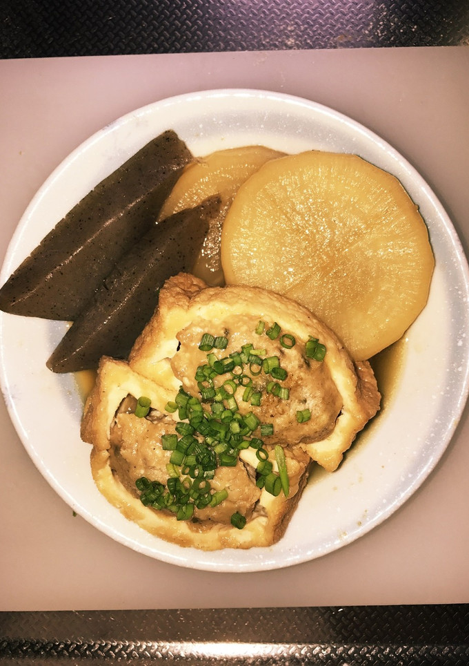 ほっこりする♪大根と厚揚げの肉詰め煮♪-レシピのメイン写真