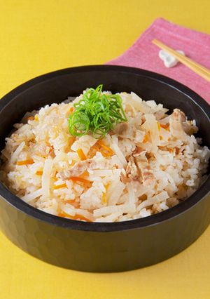 食材3つで簡単！豚バラ肉の炊き込みごはん-レシピのメイン写真