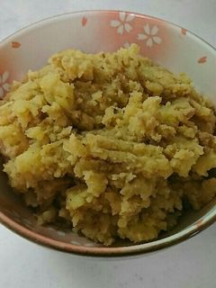 じゃがいもとひき肉の煮物-レシピのメイン写真