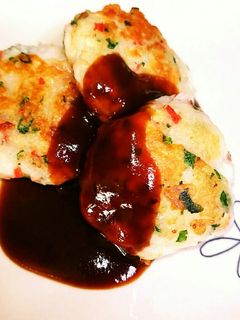 青じそとカニカマのはんぺん焼き♪-レシピのメイン写真