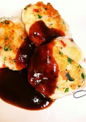 青じそとカニカマのはんぺん焼き♪-レシピのメイン写真
