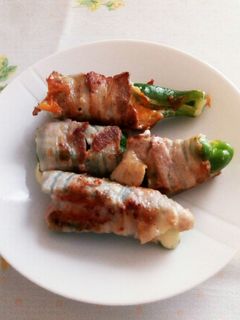 糖質制限☆ピーマンチーズの肉巻き-レシピのメイン写真
