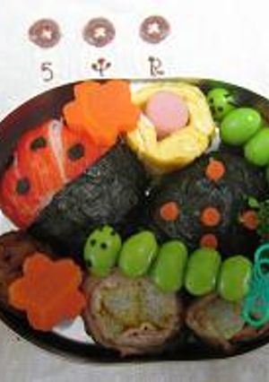 てんとうむし　おにぎり　お弁当-レシピのメイン写真