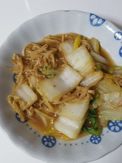 白菜とえのきですき焼き風-レシピのメイン写真