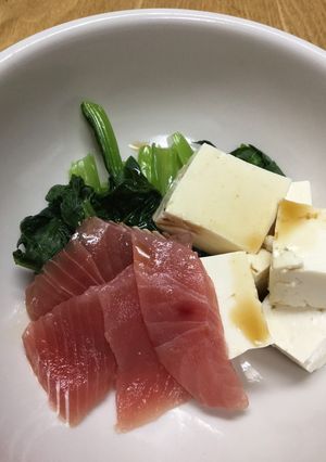 マグロと豆腐の和風サラダ-レシピのメイン写真