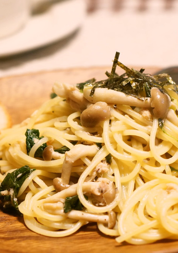 お店と同じ～ツナと小松菜のパスタ♪-レシピのメイン写真