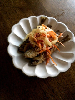 キッチンばさみで簡単!小あじの南蛮漬け-レシピのメイン写真