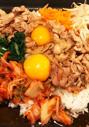 家族で鉄板ビビンバ-レシピのメイン写真