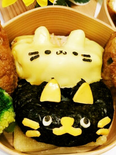 ネコちゃんドーナツおにぎり弁当-レシピのメイン写真