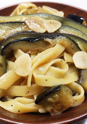茄子のガーリックパスタ-レシピのメイン写真