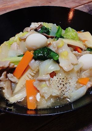 五目 あんかけ おこげ-レシピのメイン写真