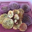 アンデスとレッドオニオンのオーブン焼き
