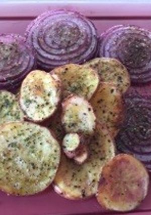 アンデスとレッドオニオンのオーブン焼き-レシピのメイン写真