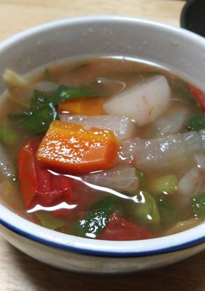 残り物の野菜でスープ-レシピのメイン写真