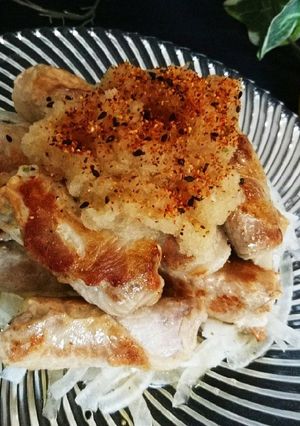 大根おろしon♪簡単ズッキーニの豚肉巻き-レシピのメイン写真