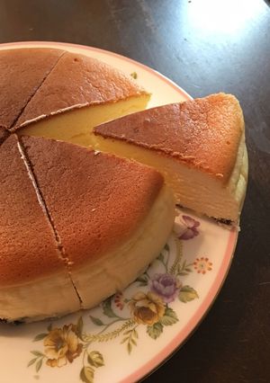 スフレチーズケーキ(レーズン入)オーブン-レシピのメイン写真