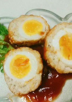 ピリ辛☆簡単！うずらの卵の肉団子！-レシピのメイン写真