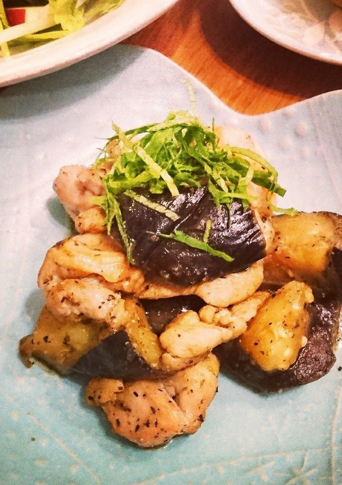 コク旨☆ナスと鶏肉のすりゴマ味噌炒め-レシピのメイン写真