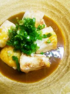 簡単!カレー餡かけDEあげだし豆腐♪-レシピのメイン写真