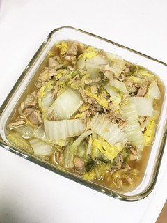 材料2つ白菜とツナのうま煮-レシピのメイン写真