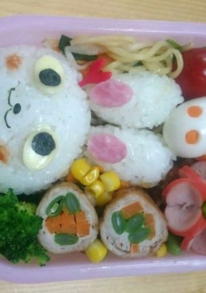うさぎ キャラ弁-レシピのメイン写真