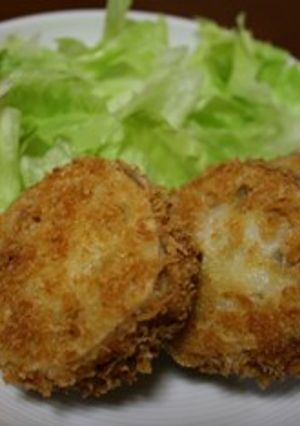 蓮根と豚ひき肉のフライ-レシピのメイン写真