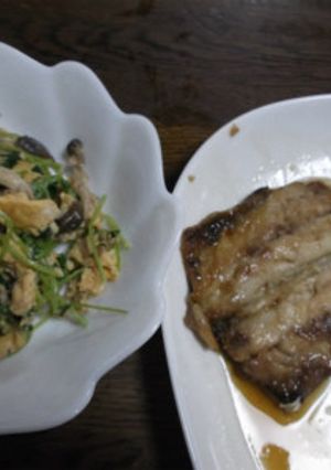 豆苗とツナの卵炒め-レシピのメイン写真