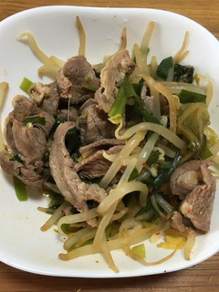 ラムのキムチ炒め-レシピのメイン写真