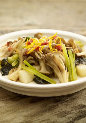 磯の香りと色々きのこ・野菜の煮物-レシピのメイン写真