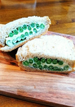 とことん消費！いんげんとバジルのサンド-レシピのメイン写真