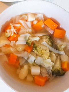 1歳幼児食★蒸し野菜で時短ポトフ風スープ-レシピのメイン写真